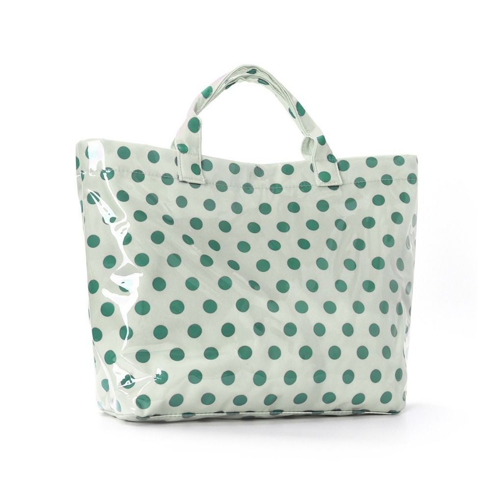 패션 대용량 폴카 도트 토트 백 다기능 휴대용 PVC  - Tote Bag Beach 리뷰 및 가격