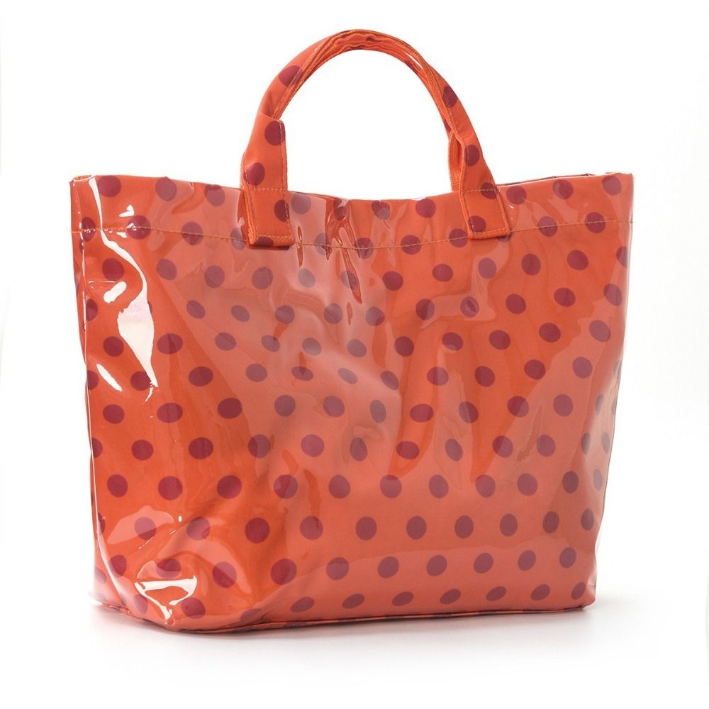 패션 대용량 폴카 도트 토트 백 다기능 휴대용 PVC  - Tote Bag Beach 리뷰 및 가격