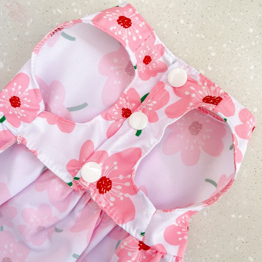 통기성 좋은 꽃무늬 고양이 강아지 드레스 XS-XXL  - Romper Floral Print 리뷰 및 가격
